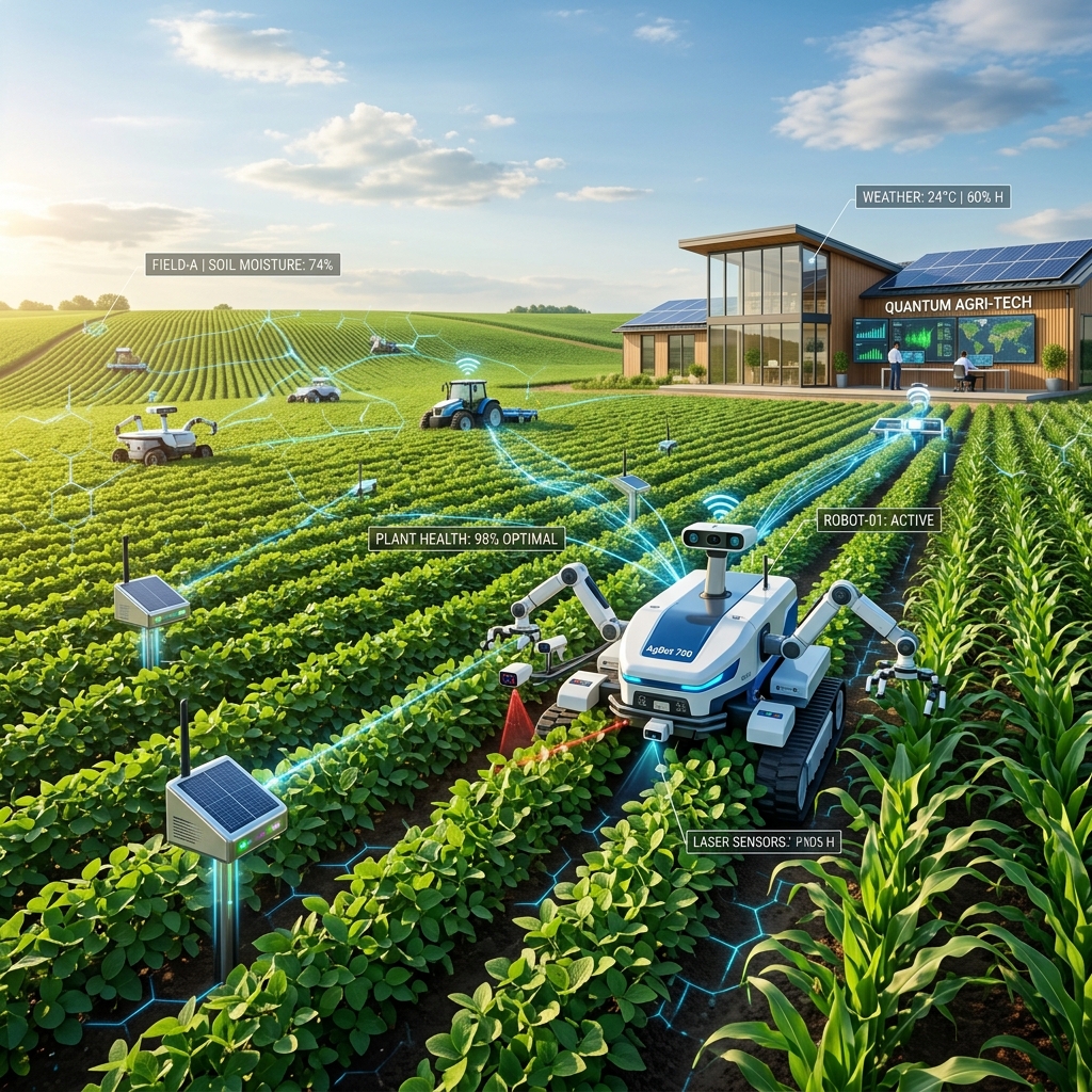 Agriculture technology illustration